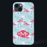 Flamingo Pattern | Monogram<br><div class="desc">Fåglar | Mönster för akut flamingo. © och ® Bigstock® - Med förbehåll för alla Höger.</div>