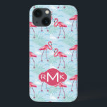 Flamingo Pattern | Monogram<br><div class="desc">Fåglar | Mönster för akut flamingo. © och ® Bigstock® - Med förbehåll för alla Höger.</div>