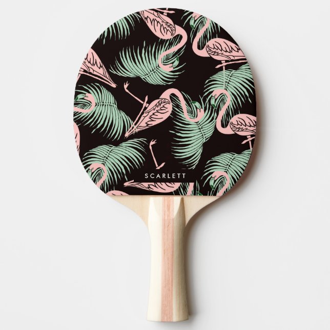 Flamingo Pattern Pingisracket (Framsidan)