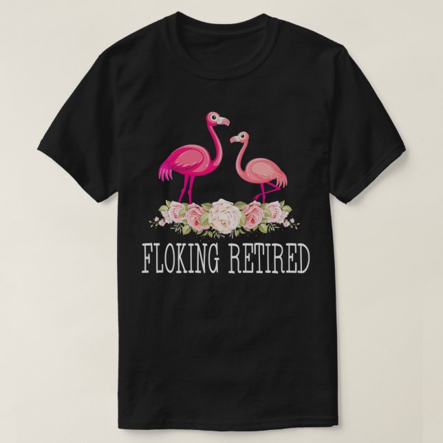 Flamingo Pension Funny T Shirt (Design framsida)