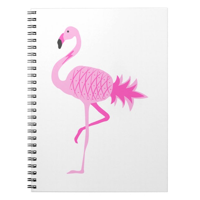 Flamingo Pineapple Anteckningsbok (Framsidan)