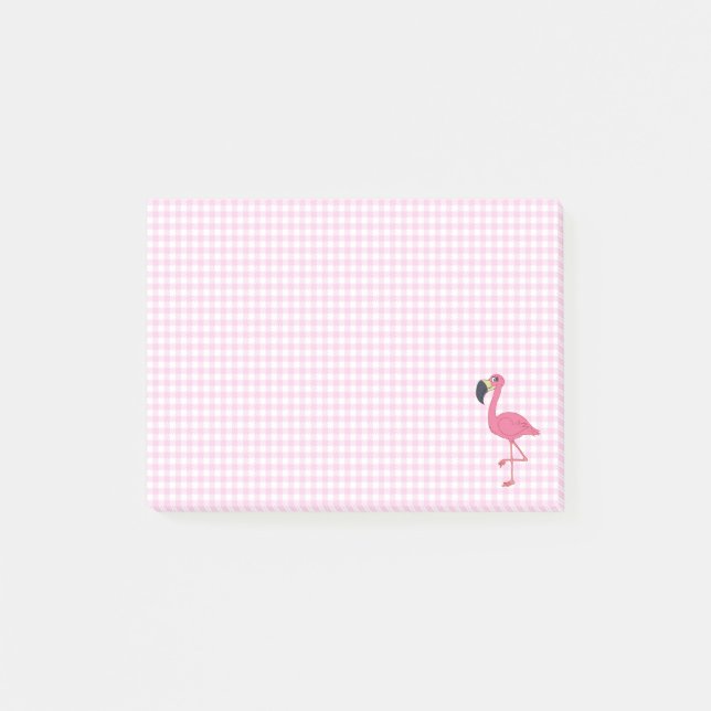 Flamingo Post-it® Notes 4 x 3 Post-it Block (Framsida)