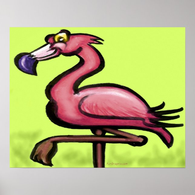 Flamingo Poster (Framsidan)