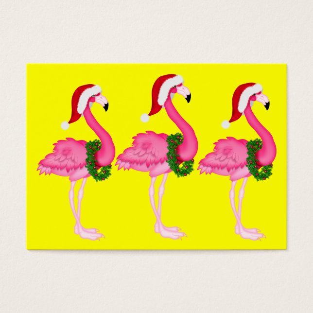Flamingo-presentationskort/Märkre Visitkort (Framsidan)