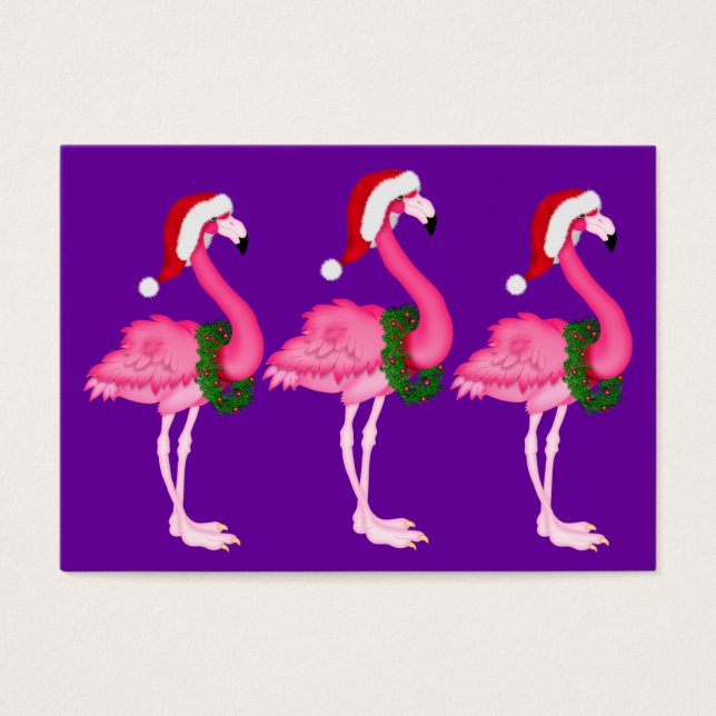 Flamingo-presentationskort/Märkre Visitkort (Framsidan)