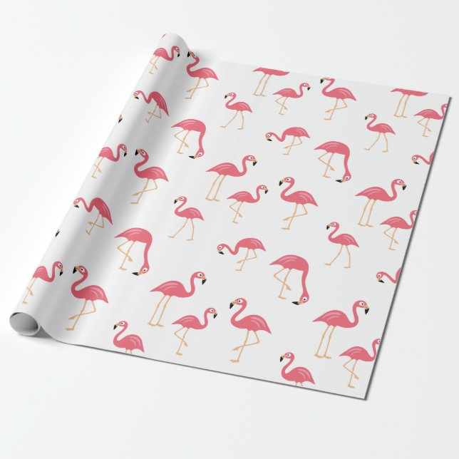 Flamingo Presentpapper (Utrullad)