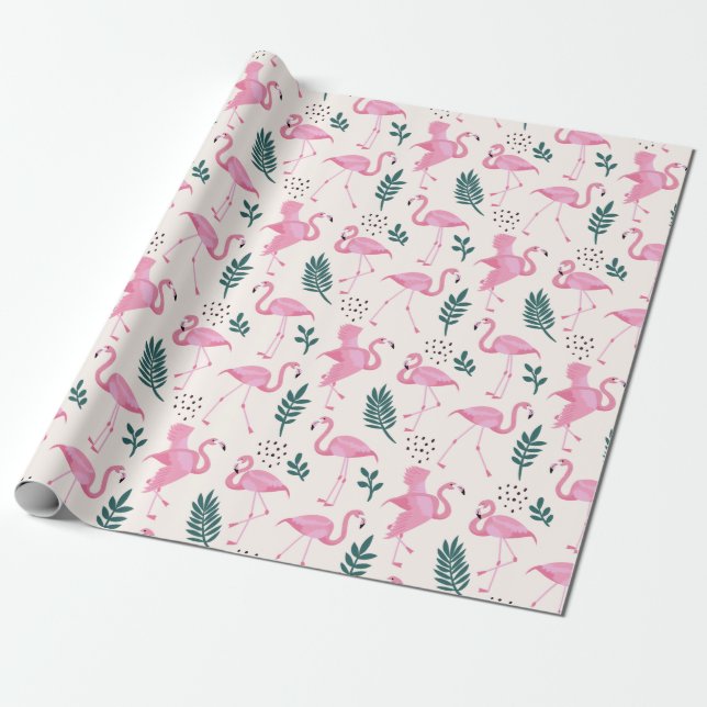 Flamingo Presentpapper (Utrullad)