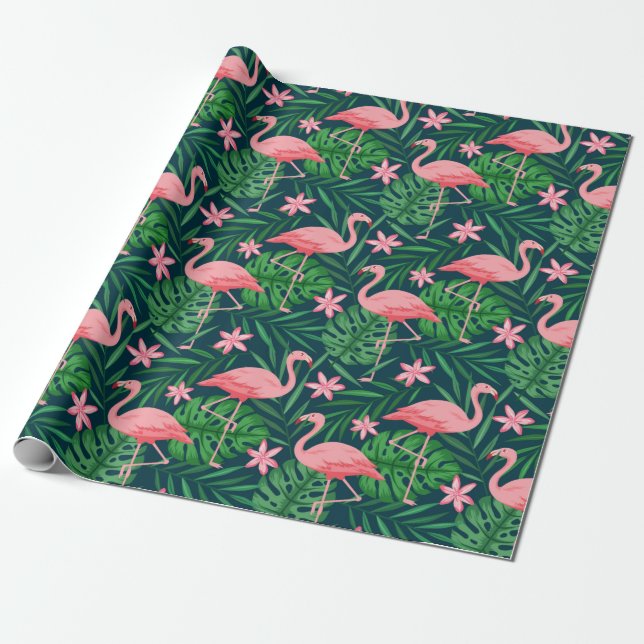 Flamingo Presentpapper (Utrullad)