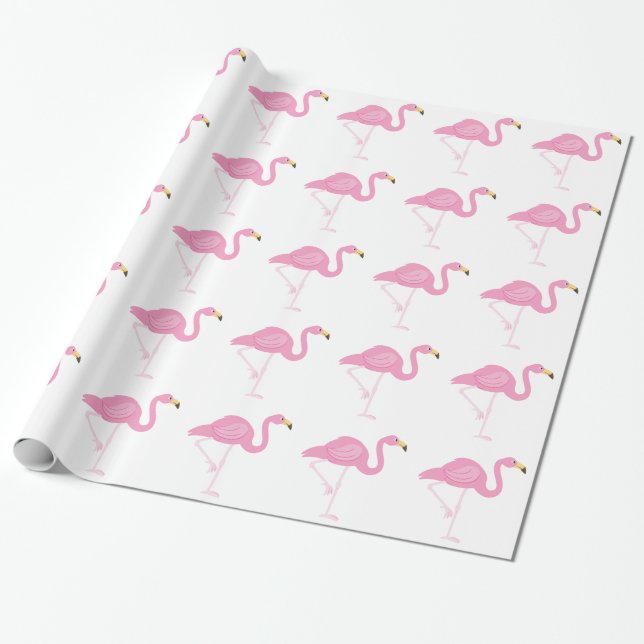 Flamingo Presentpapper (Utrullad)