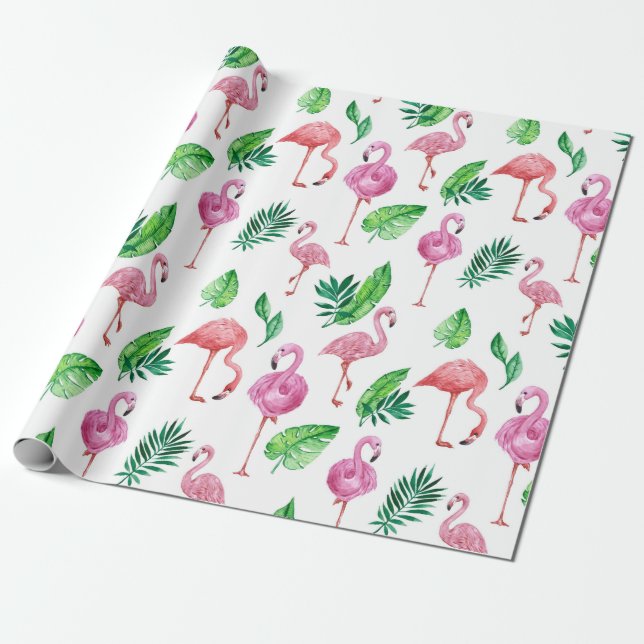 Flamingo Presentpapper (Utrullad)