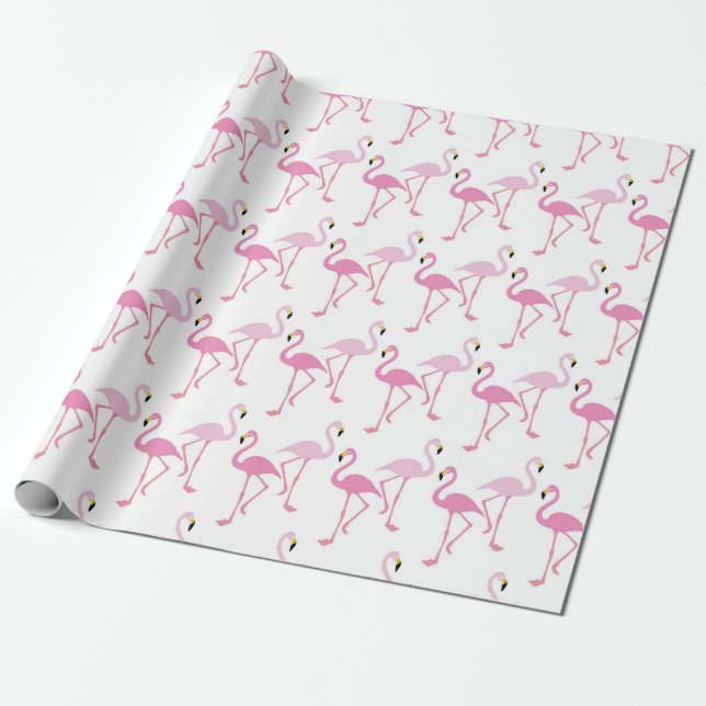 Flamingo Presentpapper (Utrullad)