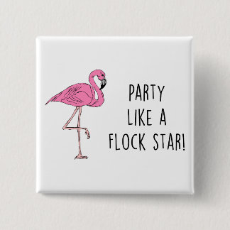 Flamingo Pun Funny Gift Knapp