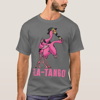 Flamingo Puns Slang Fla-tango Kul Flamingo Dansar T Shirt