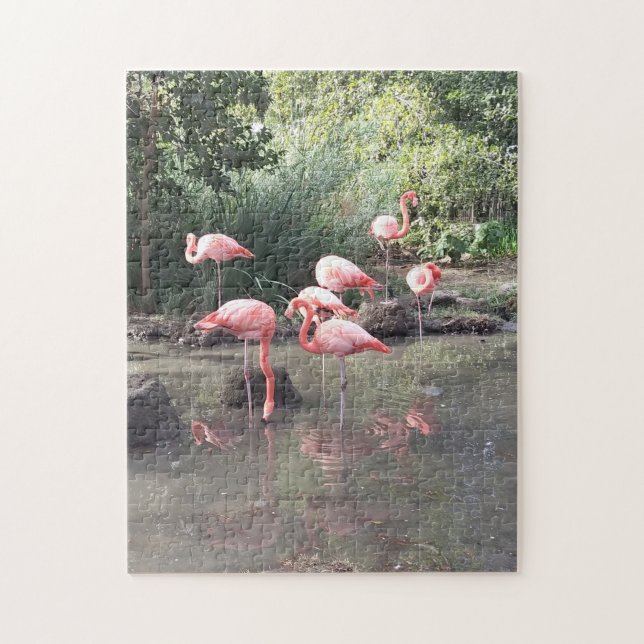 Flamingo Puzzle Pussel (Vertikal)