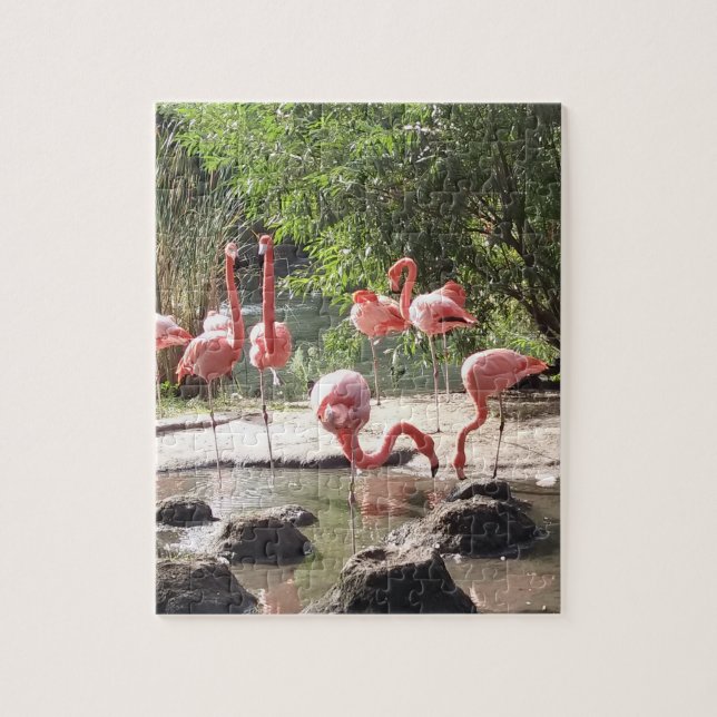 Flamingo Puzzle Pussel (Vertikal)