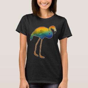 Flamingo Rainbow T Shirt