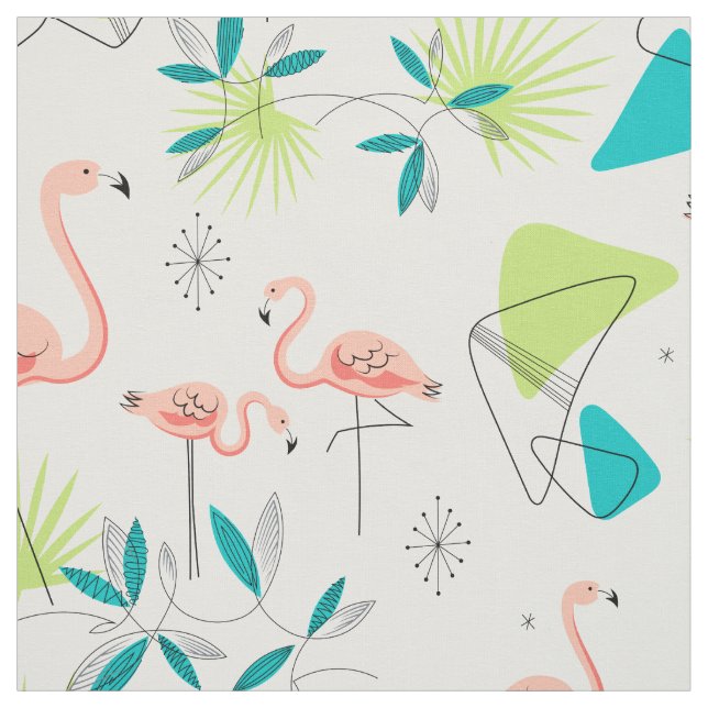 Flamingo-ramatyg Tyg (Provkarta)