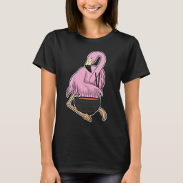 Flamingo Ramen Skål T Shirt