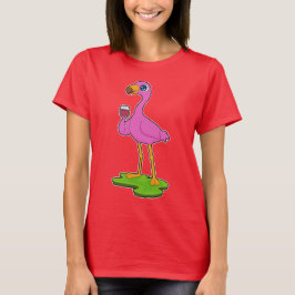 Flamingo Red vin T Shirt