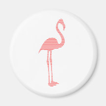 Flamingo - remsor - rosa och vitt.