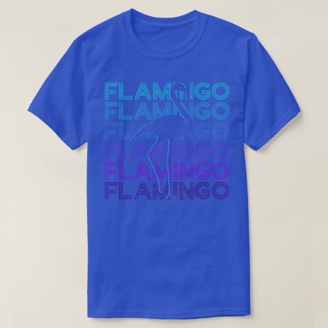Flamingo Retro Gift T Shirt (Design framsida)