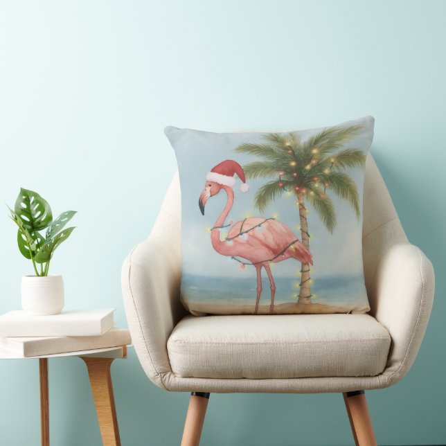 Flamingo Retro julklapp Kudde (Stol)