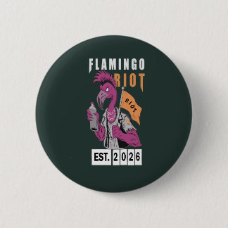 Flamingo Riot Urban Estetisk Design Knapp