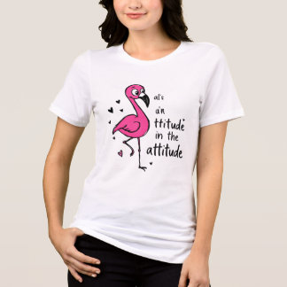 Flamingo Roligt - Vibrant Tropical Bird Art för Na T Shirt