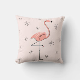 Flamingo Rosa2 rosa tillbaka Kudde
