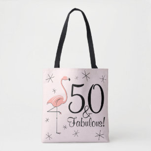 Flamingo Rosa 50 och Fabulous! hela tokig väska