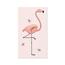 Flamingo Rosa affärskort