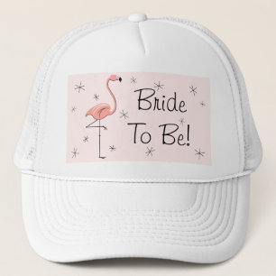 Flamingo Rosa "Bride to be!" Truckerkepsens rosa Keps