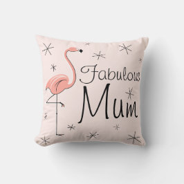 Flamingo Rosa "Fabulous Morsa" dekorativ kudde