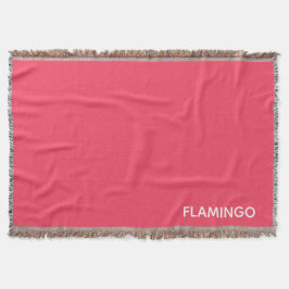 Flamingo rosa färg namn filt