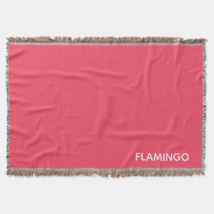 Flamingo rosa färg namn filt