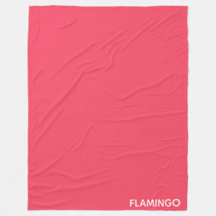 Flamingo rosa färg namn fleecefilt