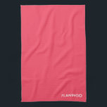 Flamingo rosa färg namn kökshandduk<br><div class="desc">Flamingo rosa färg namn</div>