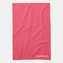 Flamingo rosa färg namn kökshandduk