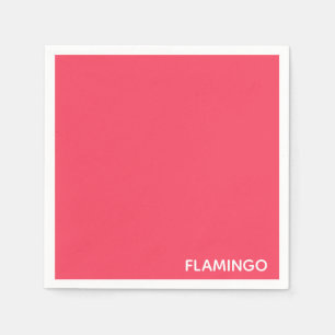 Flamingo rosa färg namn pappersservett
