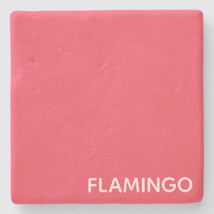 Flamingo rosa färg namn stenunderlägg