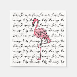 Flamingo | rosa flamingo, tropiska fåglar av rosa pappersservett