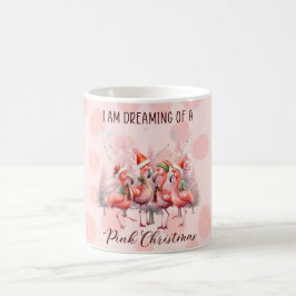 Flamingo Rosa julhelgen Théme Kaffemugg
