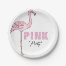 Flamingo Rosa Party Modern Ren