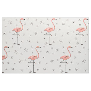 Flamingo Rosa, stor mönster-väv Tyg
