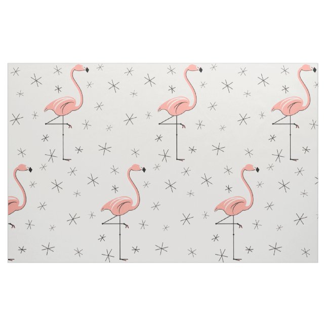 Flamingo Rosa, stor mönster-väv Tyg (Fat Quarter)