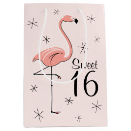 Flamingo Rosa 'Sweet 16' presentsäcksmedium