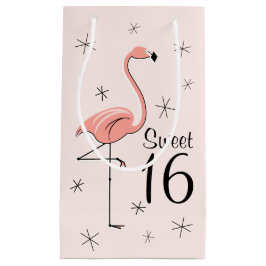 Flamingo Rosa 'Sweet 16' presentväska liten