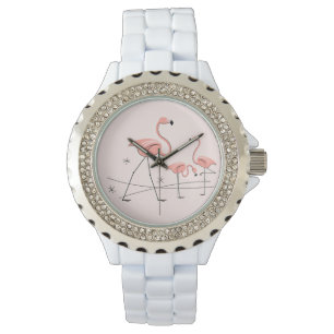 Flamingo Rosa Trio 2 Armbandsur