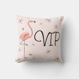 Flamingo Rosa 'VIP' dekorativ kudde