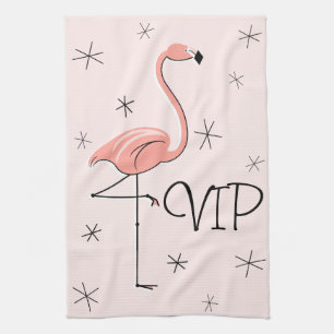 Flamingo Rosa VIP kökshandduk